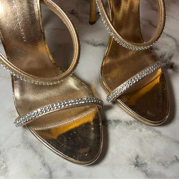 Giuseppe Zanotti Crystal Sandal Heels - Picture 3 of 12